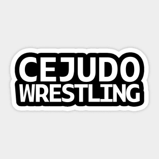 Cejudo Wrestling Sticker